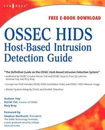 Buy OSSEC Host-Based Intrusion Detection Guide Book Online at Low ...