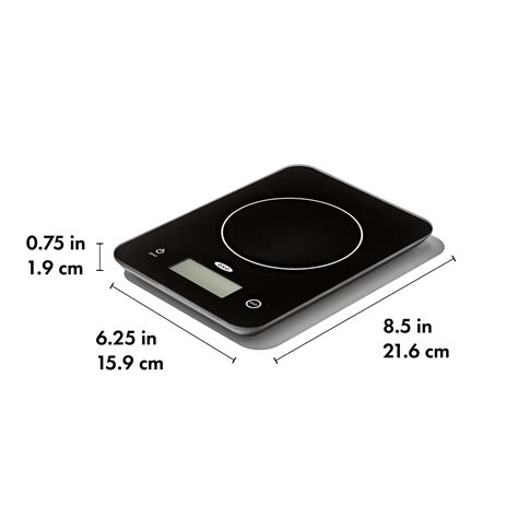 11lb/5kg Everyday Glass Food Scale | OXO UK