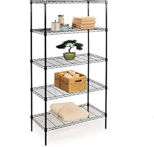 Decorange Commercial Grade Heavy-Duty 5-Tier Height Adjustable Rack ...