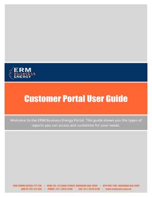 Fillable Online Customer Portal User Guide Fax Email Print - pdfFiller