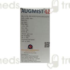 Augmist Lb Tablet 10 - Uses, Side Effects, Dosage, Price | Truemeds
