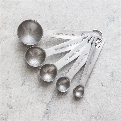 Stainless Steel Measuring Spoons - Great British Chefs Shop