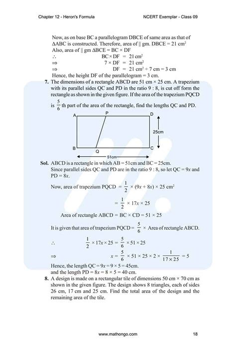Image result for Math Class 9 Chapter 12