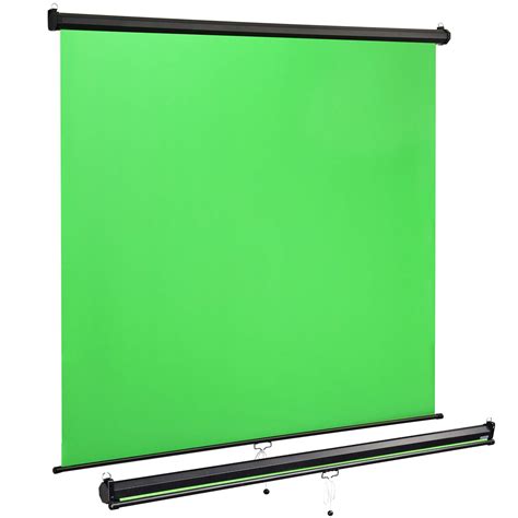 Buy AW 73" x 82"/6x7ft Retractable Green Screen Wall-ed Chromakey Panel ...