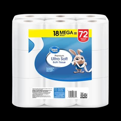 Great Value Ultra Soft Toilet Paper, 18 Mega Rolls, India | Ubuy