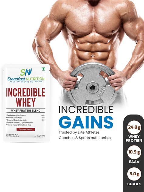 Incredible Whey Protein Blend For An Incredible You Chocolate 30 Sache ...