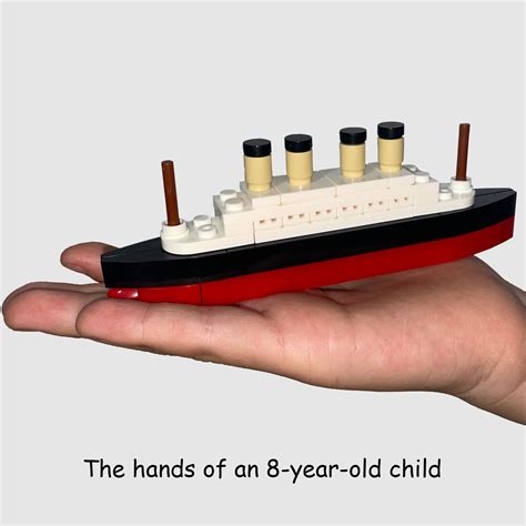 Bohunono Titanic Break Moc Building Blocks Cruise Ship Shipwreck Diy ...