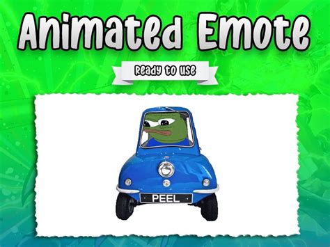 Buy Pepe the Frog Peel Meme Animated Twitch Emote / Emote for Streamers ...