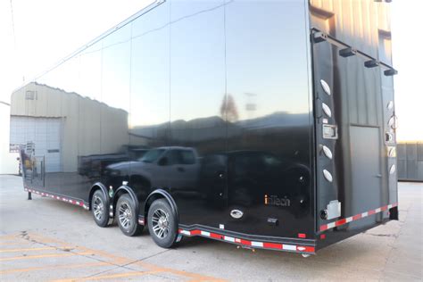 Image result for Intech Enclosed Gooseneck Trailers