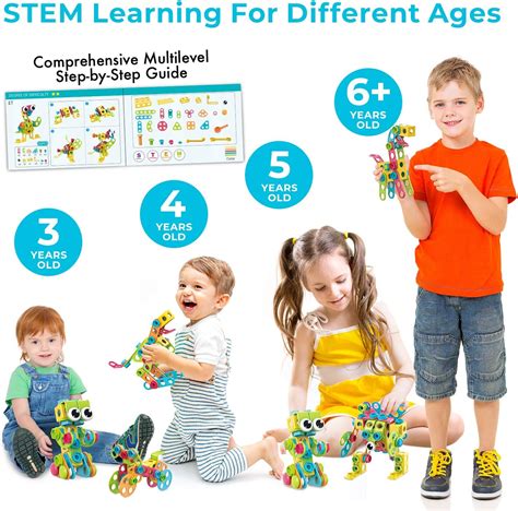 Buy STEM Toys KIT 147 PCS | Educational Construction Set + 34 Models ...