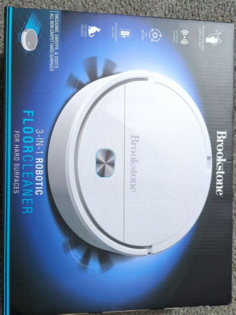 Brookstone 3-in-1 Robotic Floor Cleaner For Hard Surfaces | eBay
