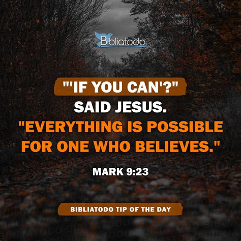 Everything is possible for one who believes - CHRISTIAN PICTURES