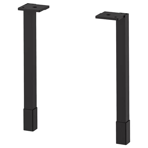 ENHET legs f cabinet, anthracite, 23.5 cm (91/4") - IKEA