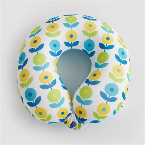 Buy Travel Multicolor Memory Foam Neck Pillow with Eye Mask from Home ...