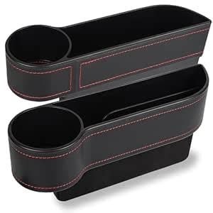 2 Pack Car Seat Gap Filler, Automotive Front Seat Organizer with Cup ...