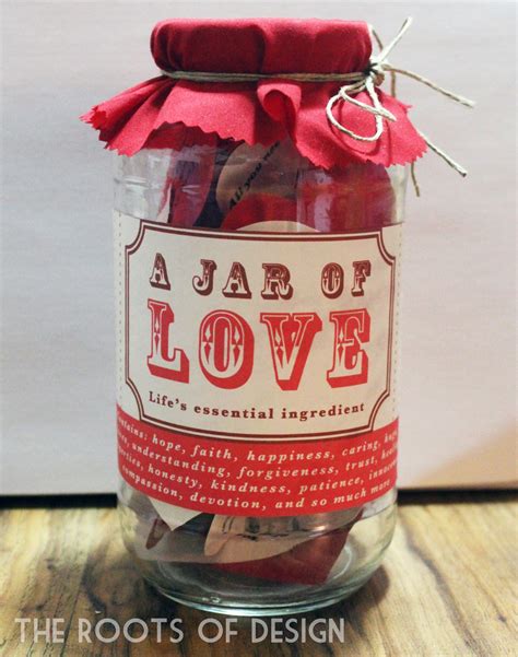 Jars Of Love Template