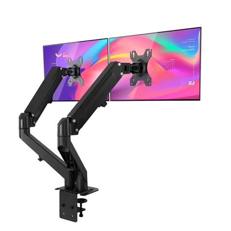 Buy Dual Monitor Stand Adjustable Spring Monitor Desk Arms - Fit 17 ...