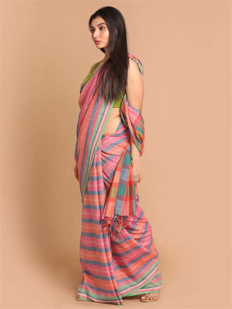 WISDOM THROUGH AGES (BANARASI LINEN SAREE)
