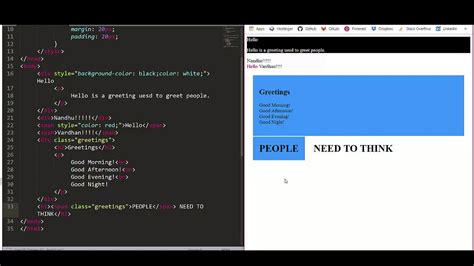 HTML BLOCKS AND INLINE ELEMENTS - YouTube