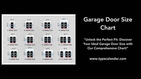 Double Garage Door Sizes Chart at Tara Brothers blog