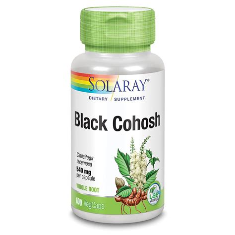Solaray Black Cohosh Menopause Relief Supplement — Best Price Nutrition