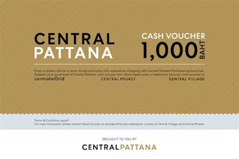 central pattana cash voucher - Klook India