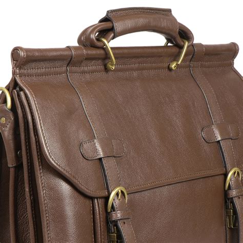 Buy Brown Roma Briefcase Online - Hidesign
