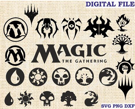 Printable Magic The Gathering Set Symbols - Editable Blank Worksheets ...