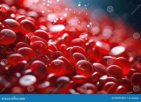 Red Blood Cells Microcosm Dive: 3D Macro Display for Health Exploration ...