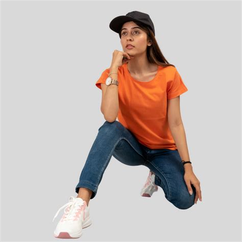 Buy Women Plain T-Shirts | Classic & Comfortable Ladies Tops – GlamZei