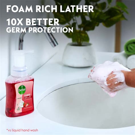 Buy DETTOL FOAMING HANDWASH PUMP + REFILL COMBO STRAWBERRY (250ML ...