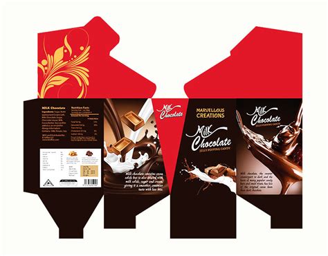 Chocolate Packet Design On Paper Box 的图像结果