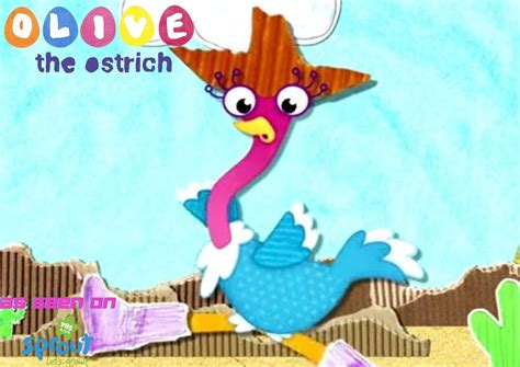 Olive The Ostrich 2011 | The ostrich, Cartoon styles, Animated cartoons