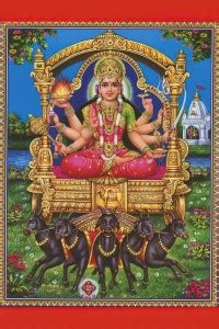 Goddess Meldi Maa Religious Waterproof Vinyl Sticker Poster || (20 inch ...