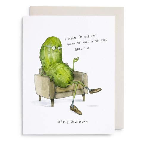 Big Dill Greeting Card - E. Frances Paper