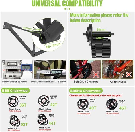 BAFANG 52V 1000W Mid Drive Kit Ebike Motor with LCD India | Ubuy