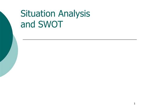 Image result for Situation analysis SWOT Analysis