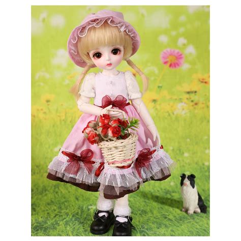 Buy HGCY Fully Poseable Doll 3D BJD Ball Jointed SD Doll 1/6 Scale Ball ...