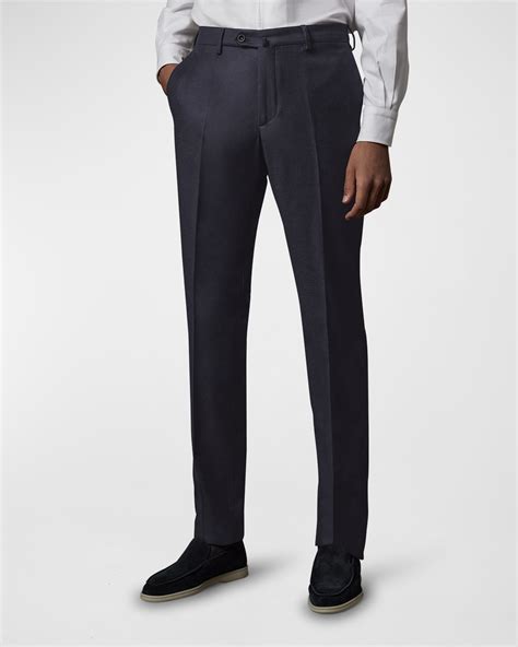 Vince Men's Solid Flannel Pull-On Pants | Neiman Marcus