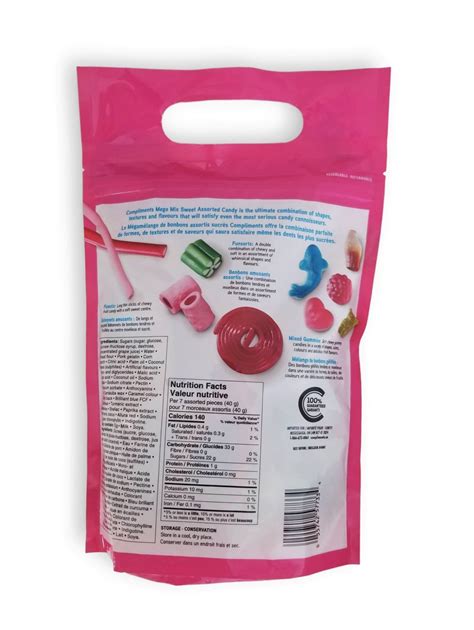 Compliments Mega Mix Sweet Fruit Candy, 800g/28.2 oz. Bag