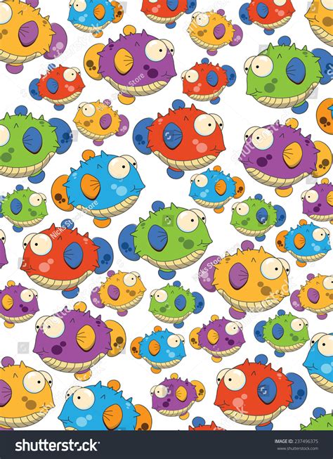 Puffer Fish Pattern 的图像结果
