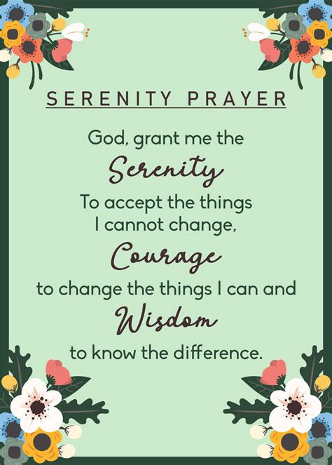 Serenity Prayer