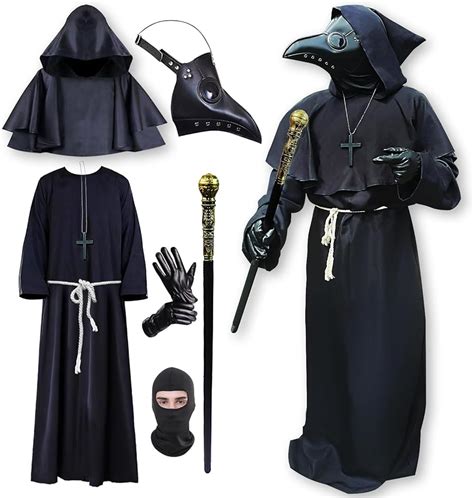 QGWJEKUI Plague Doctor Costumes,Plague Doctor Mask,Halloween India | Ubuy