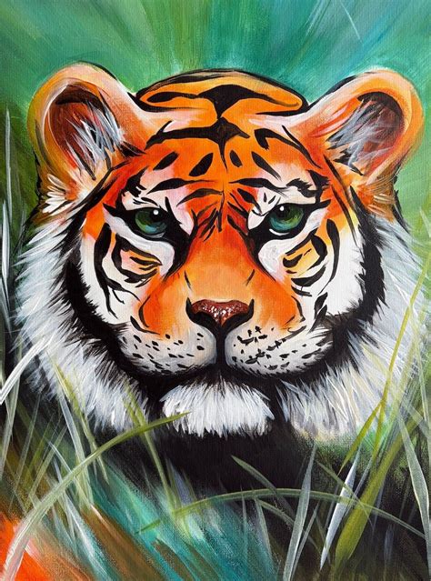 Join Brush Party with Kharmen to Paint Emerald Gaze in Thatcham, The ...