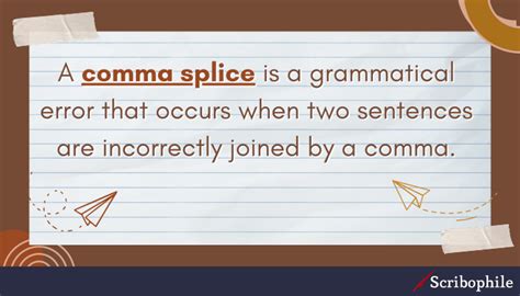 Image result for Comma Splice Error Examples