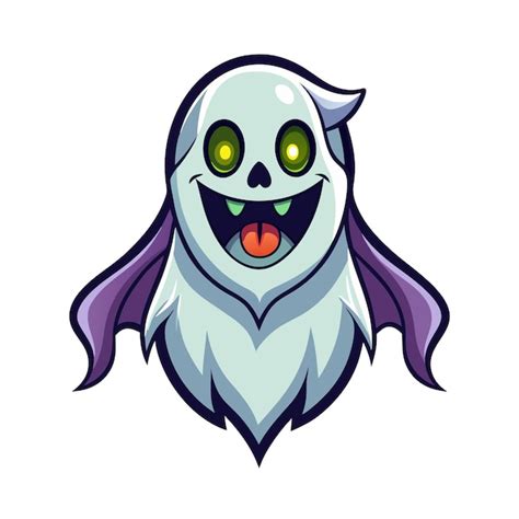 Classic ghost on white background for halloween | Premium AI-generated ...