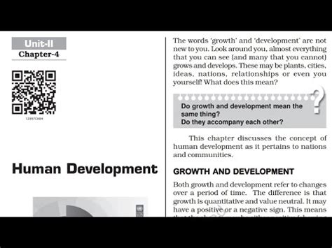 Human development Video Lecture - Class 12