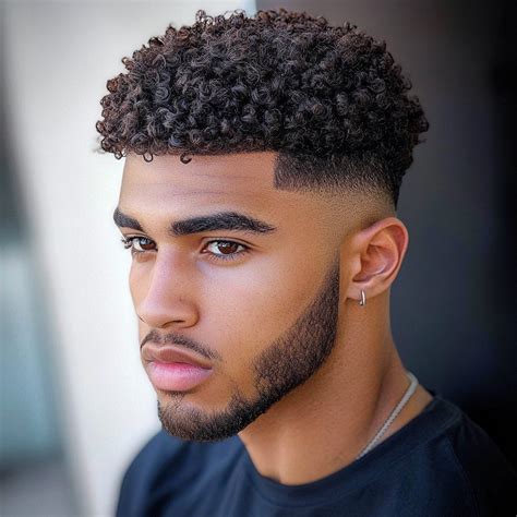 Low Fade Black Men's Haircuts: Sleek & Stylish Looks | Curly hair men ...