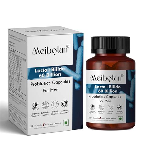 MEIBOTAN Best Probiotics Supplement Lactobacillus with Bifidobacterium ...