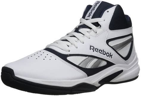 Buy Reebok Men's Pro Heritage 1 Basketball Shoe,White/Reebok Navy/Team ...
